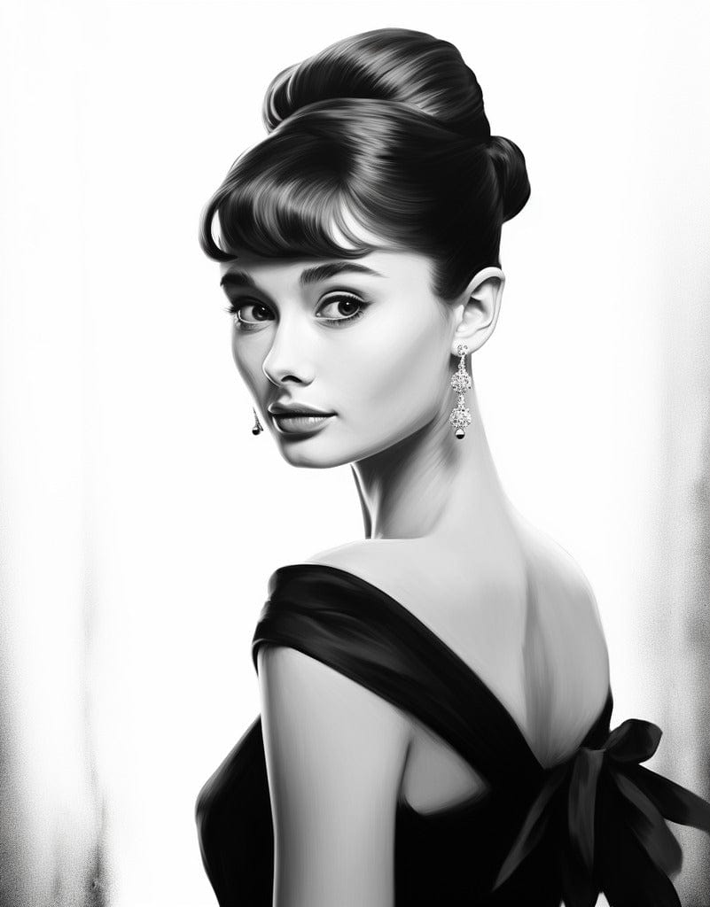 Baoea - Audrey Hepburn in Schwarz und Wei?
