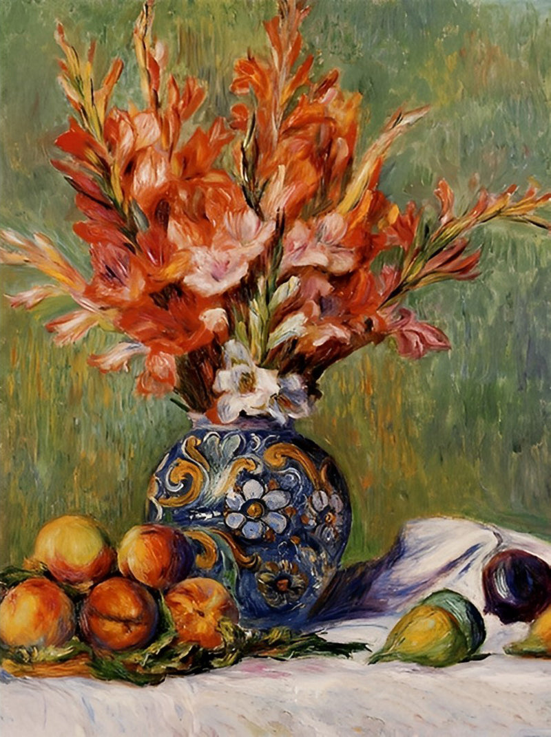 Peinture diamant fleurs et fruits