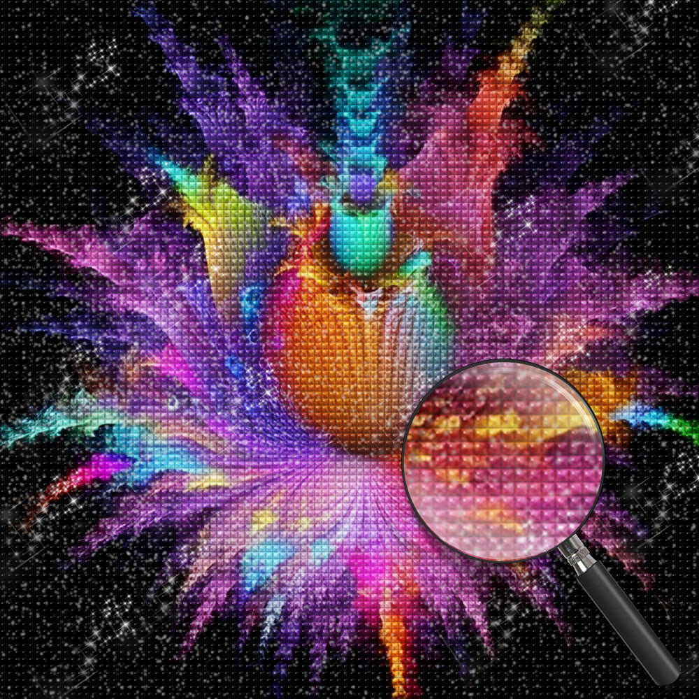 Abstrakte Farbe Diamond Painting