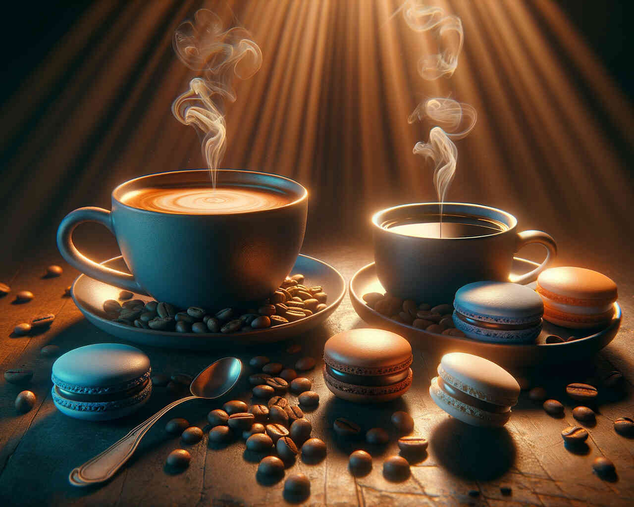 Kaffeepause mit s¨¹?en Leckereien