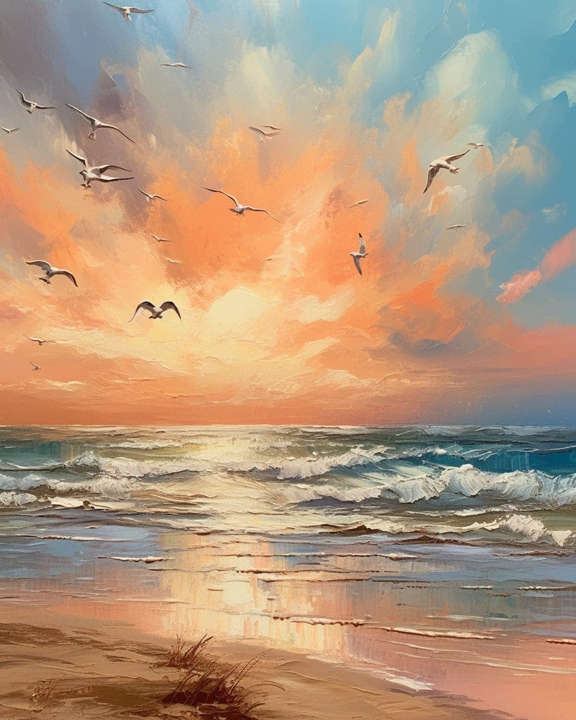 Ambiance du soir en bord de mer