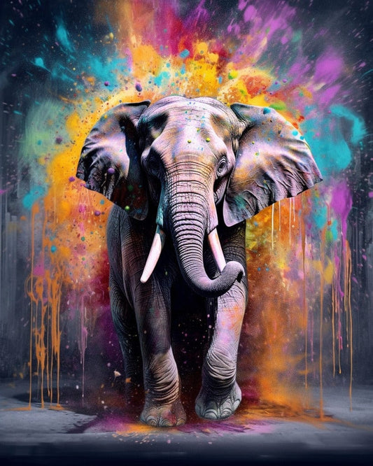 Elephant, color impression