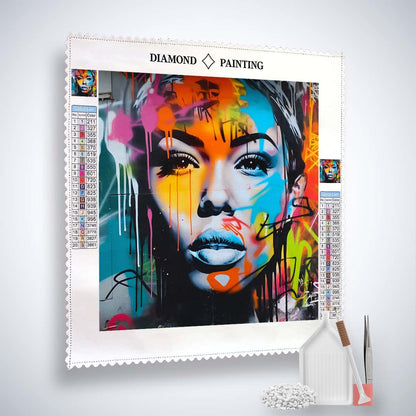 AB Diamond Painting - Frau Sprayart