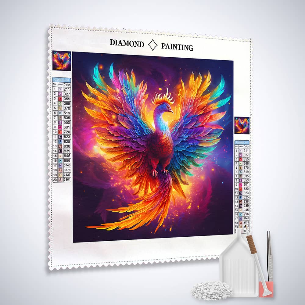 AB Diamond Painting - Prachtvoller Phoenix