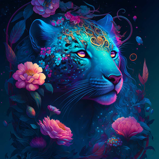 AB Diamond Painting - Mystical Big Cat