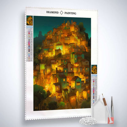 AB Diamond Painting - Shining City