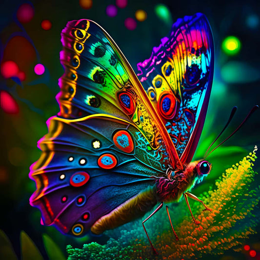 AB Diamond Painting - Radiant Butterfly