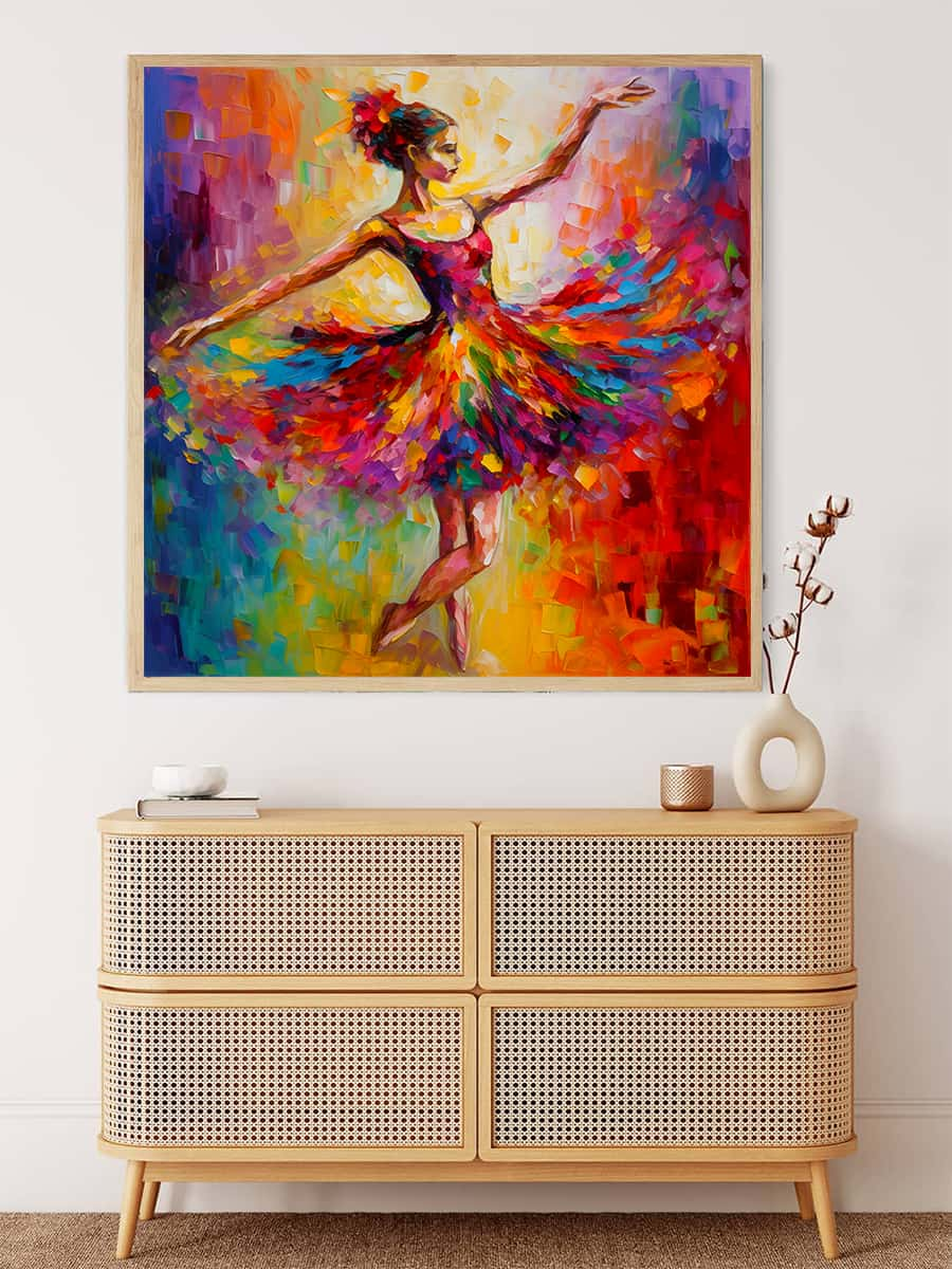 AB Diamond Painting - Color Dance Woman