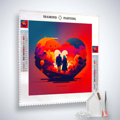 AB Diamond Painting - Red Love