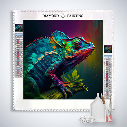 AB Diamond Painting - Magnifique Caméléon