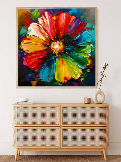 AB Diamond Painting - Bunte Blüte