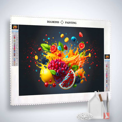 AB Diamond Painting - Fruit Explosion Colorful