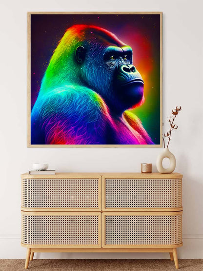 AB Diamond Painting - Neon Gorilla