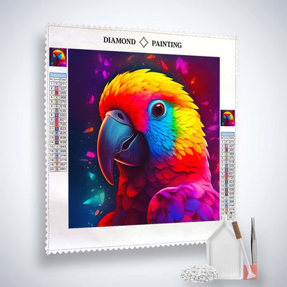 AB Diamond Painting - Parrot Frontal Colorful