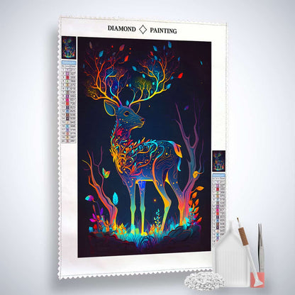 AB Diamond Painting - Glowing Deer