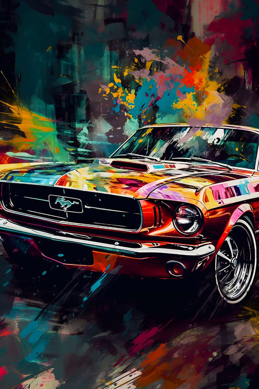 AB Diamond Painting - Car Colorful