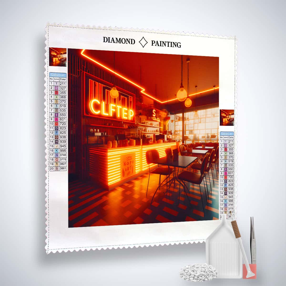 AB Diamond Painting - Bar Orange