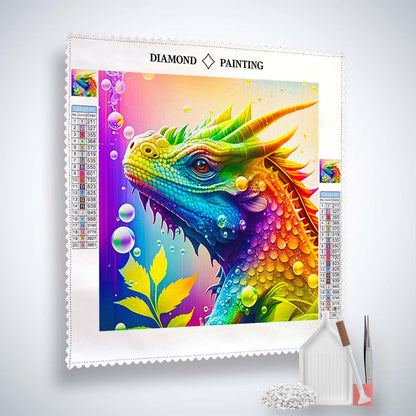 Peinture diamant AB - Portrait de dragon