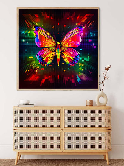 AB Diamond Painting - Butterfly Colorful Frontal