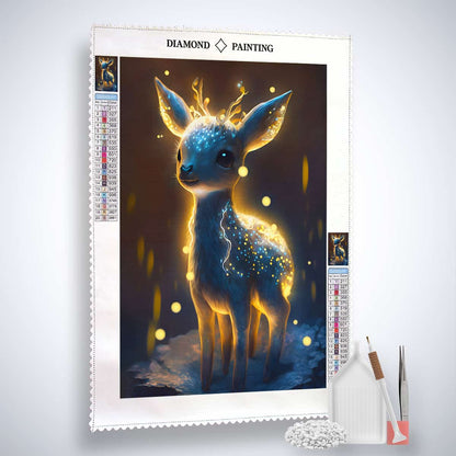 Peinture diamant AB - Cerf des lumières