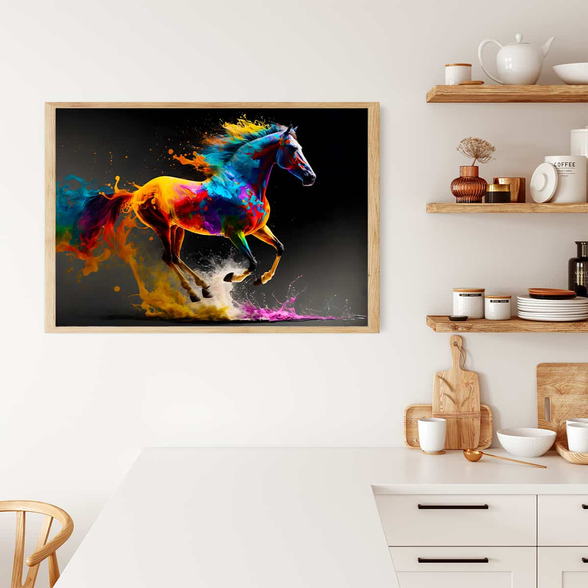 AB Diamond Painting - Colorful Horse