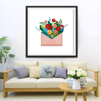 Bunte Blumen Diamond Painting