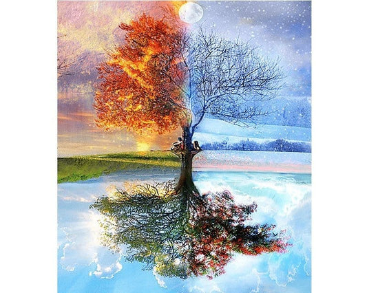 Ein Baum, vier Jahreszeiten