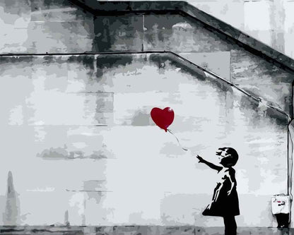 Fille avec un ballon, Banksy