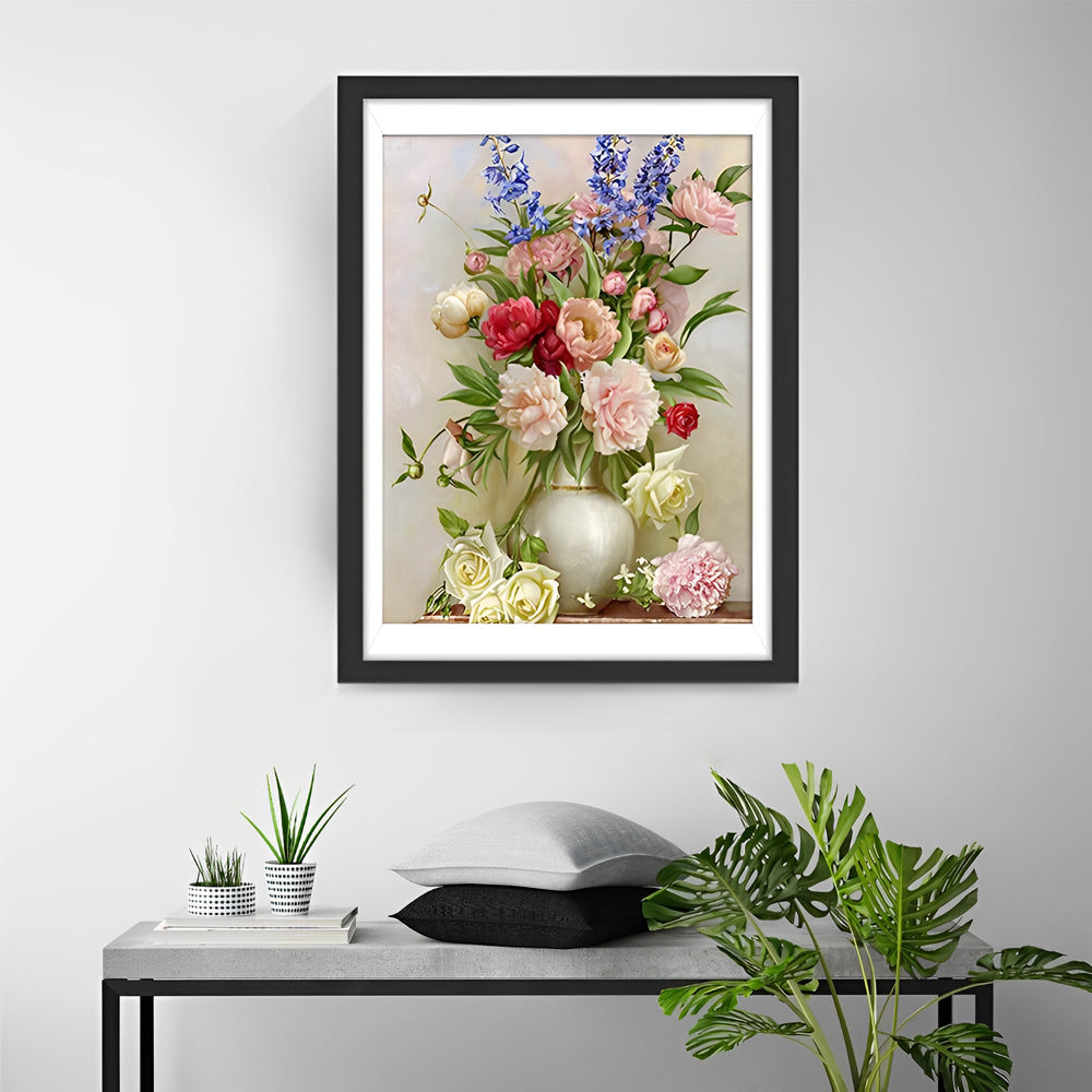 Peonies and Roses Diamond Painting