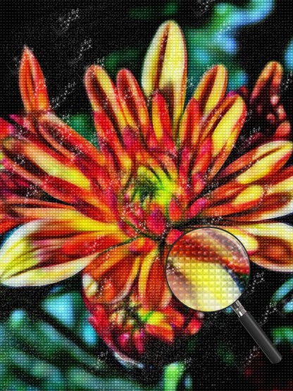 Red Flowers Diamond Painting