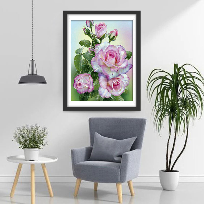 Roses and Buds Diamond Painting