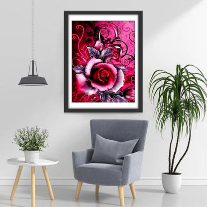 Rote Rose Diamond Painting