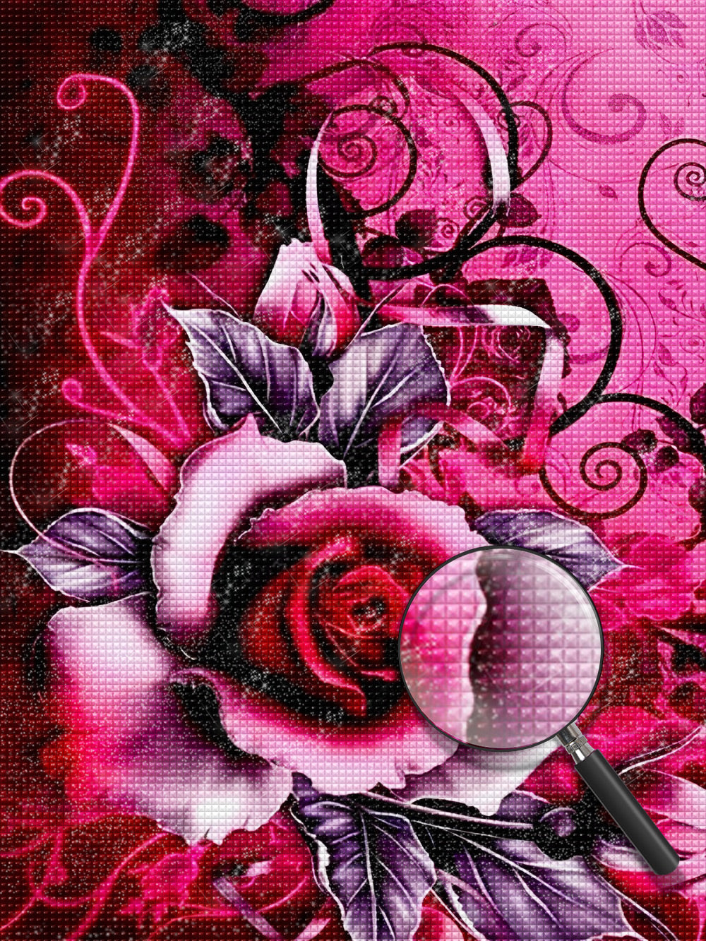 Red Rose Diamond Painting