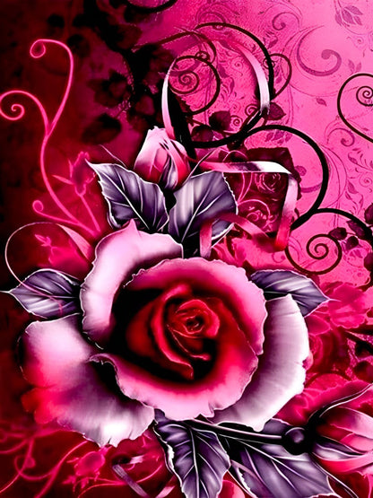 Red Rose Diamond Painting