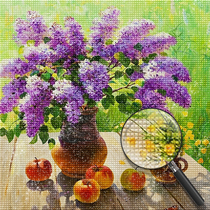 Apples and Lilacs Diamond Painting