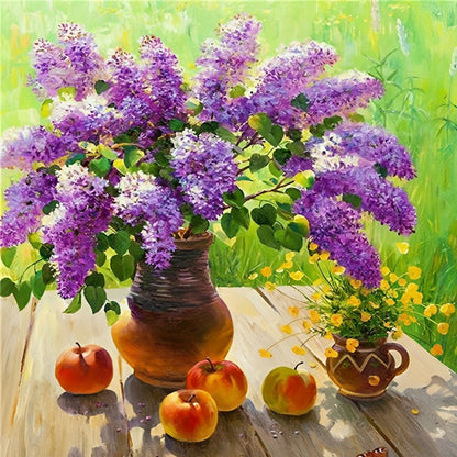 Apples and Lilacs Diamond Painting