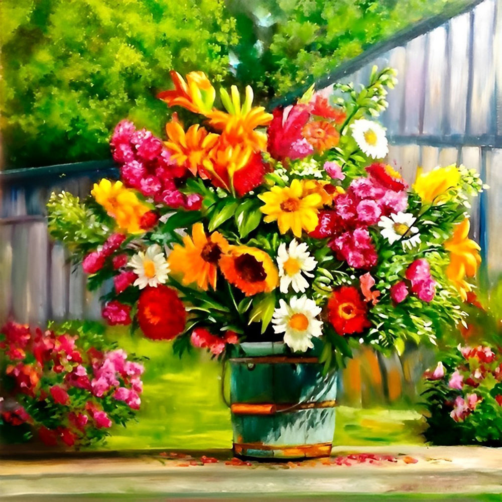 Bouquet in the Garden Diamond Painting