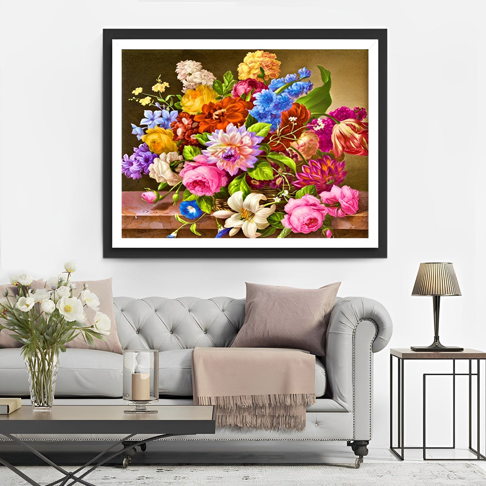 Peinture diamant fleurs diverses