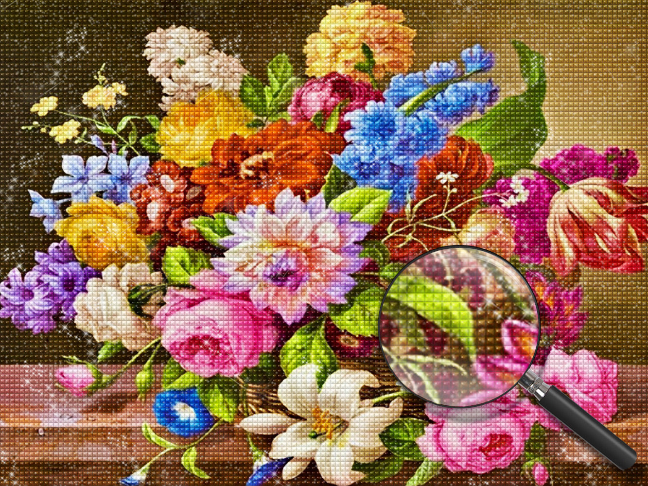 Vielf?ltige Blumen Diamond Painting