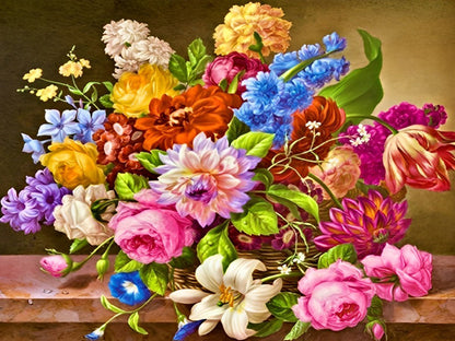 Diverse Flowers Diamond Painting