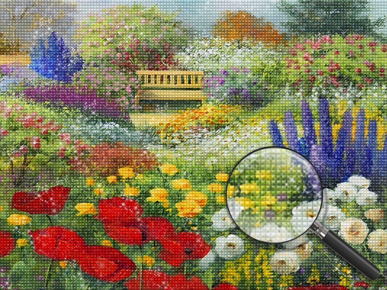 Garten im Fr¨¹hling Diamond Painting