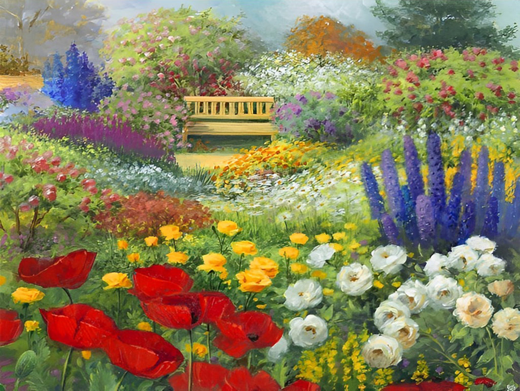 Garden in Spring Diamond Painting