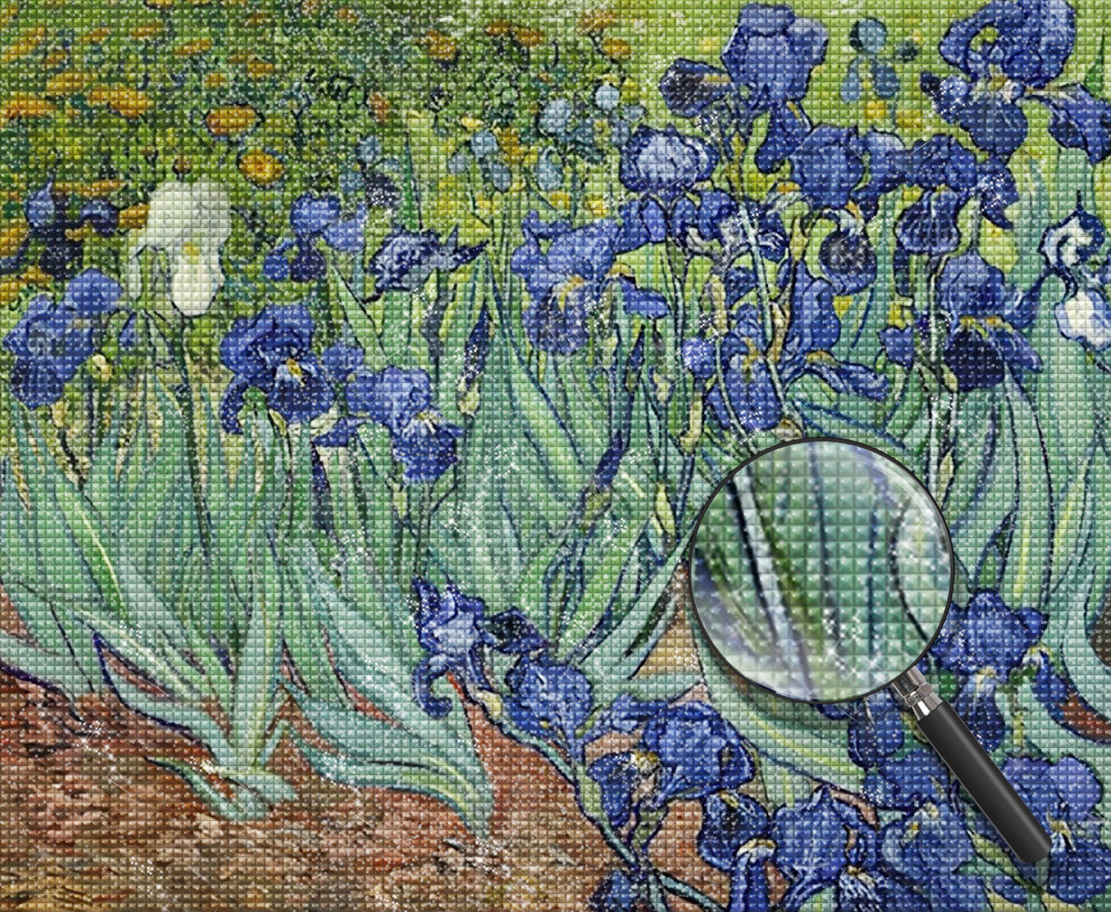 Van Gogh, Iris Diamond Painting