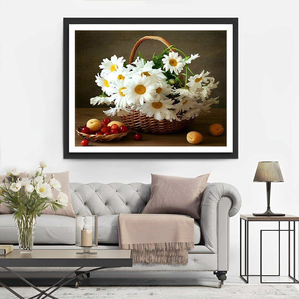 Daisy and Fruit Diamond Painting