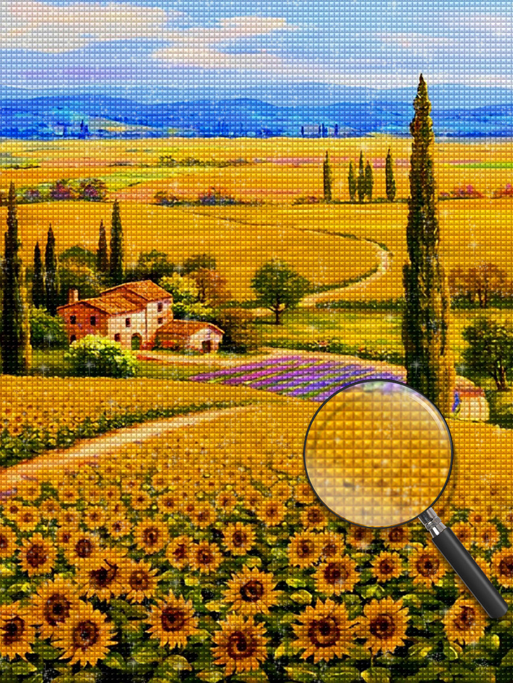 Sunflower Field Diamond Painting