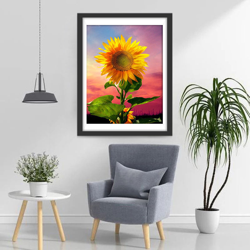 Sunflower Sunset Diamond Painting