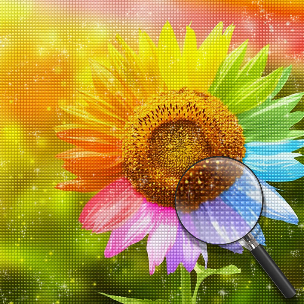 Colorful Sunflower Diamond Painting