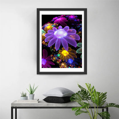 Glowing Daisy Diamond Painting