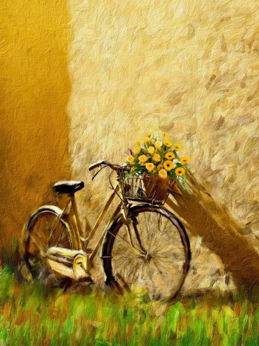 Bicycle in the Corner Diamond Painting