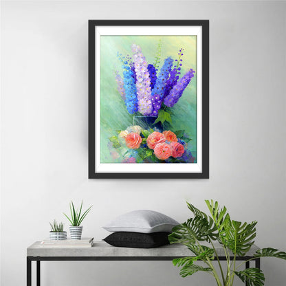 Blumen auf der Wiese Diamond Painting